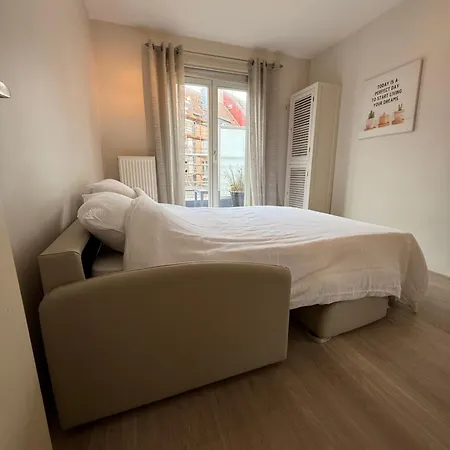 Logies Maurice, Cosy En Gelegen Appartement, Gratis Prive Parking Апартаменты Коксейде